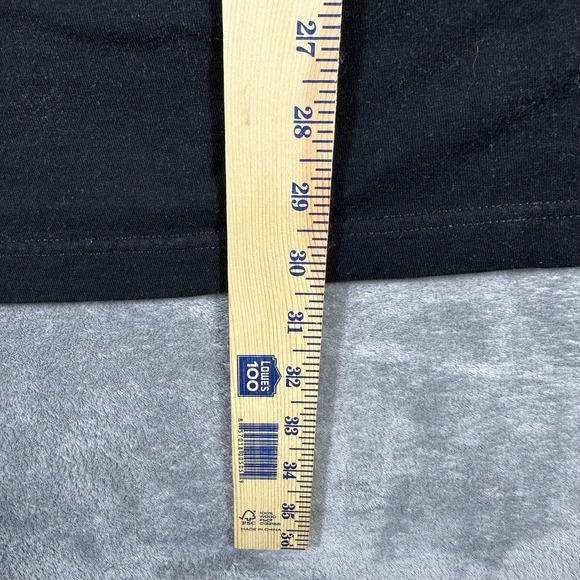 Looney Tunes Mens Large Black Graphic T-Shirt Thats All Folks Characters - Picture 5 of 6